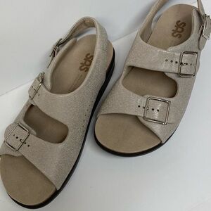 SAS Duo Bone Leather Sandals 8.5M Women’s Tripad Comfort Shoes Made in USA
